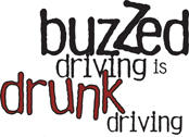Buzzed driving is drunk driving logo