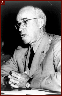 General Omar Bradley, half-length portrait, seated, facing left