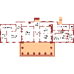 Arlington House first floor plan