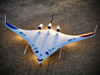 X-48B Blended Wing Body on lakebed