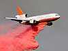DC-10 tanker dropping fire retardant