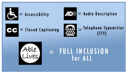 Graphic: Able Lives = Inclusion for All