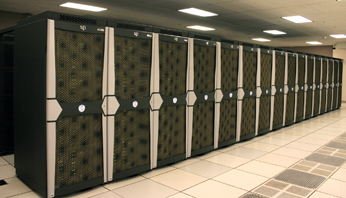 Image of Pleiades supercomputer.