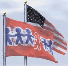 CWLA's Children's Memorial Flag