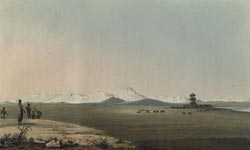 View of Chasm through which the Platte issues from the Rocky Mountains