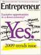 Entrepreneur Magazine: September 2008