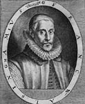 Engraved portrait of Sir Francis Walsingham, from Holland's 

Herwologia Anglica

, (1620). [39]
