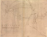 Manuscript map showing the town La Coruña ("Gronia") and the citadel which repelled the English attack during the Drake-Norris expedition, c. 1589