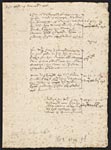 Document of the financial accounts of the Drake-Norris expedition, 1588. [10] 

