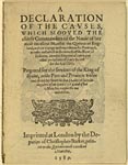 Three source works for the history of the Drake-Norris expedition of 1589. 

ABOVE: A Declaration of the Causes which mooved the chiefe Commanders of the Navie...to take...certaine shippes, 1589. [26]
