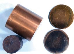 Typical examples of the precious metal samples seen in such investigations. The objects are actually brass and other base metals.