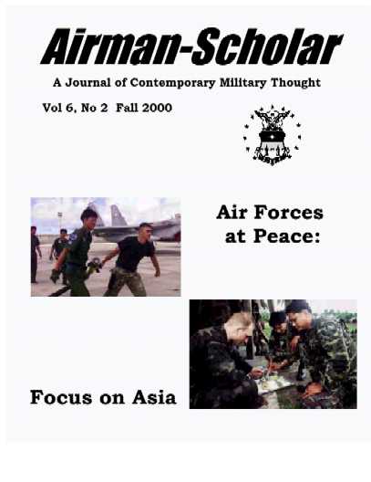Cover of Airman-Scholar Fall 2000 issue