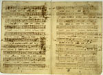 Manuscript of Polyphonic Music
