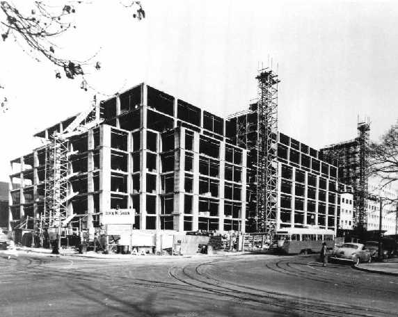 Construction site of GAO's headquarters building, ca. 1940