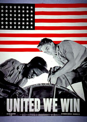 National Archives - poster: United We Win NWDNS-44-PA-370