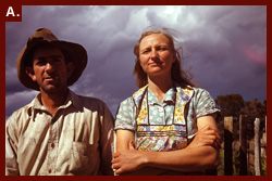 "Faro and Doris Caudill, homesteaders, Pie Town, New Mexico," Oct. 1940