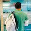 Male Student Standing At Board