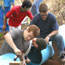 EWB Volunteers Working On Ravine