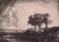 [Rembrandt Harmenszoon van Rijn. The Three Trees]