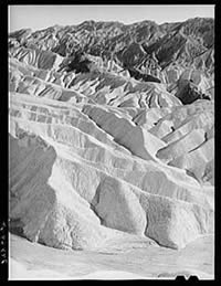Photo:  dry gullies and ridges .