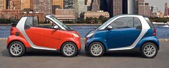 The Fortwo gets 41 mpg, according to the EPA.