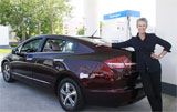 Honda FCX Clarity with Jamie Lee Curtis