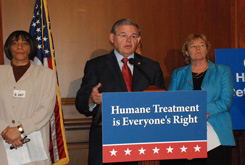 Menendez at Medical Bill Press Conference