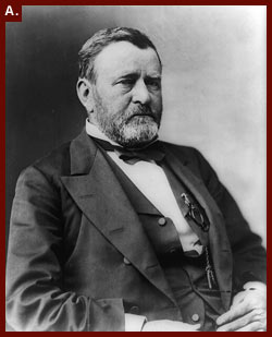 President Ulysses S. Grant, half-length portrait, seated, facing right], between 1869 and 1885