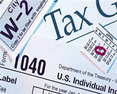 Montage of Tax Forms 