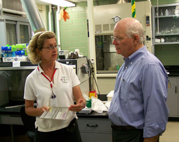 Cardin Tours NOAA Lab on Eastern Shore