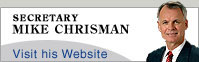 Picture of Secretary Chrisman with link to the agency website