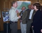 Senator Feinstein receives a briefing on the wetlands restoration efforts underway during a visit to the Don Edwards San Francisco Bay National Wildlife Refuge environmental education center in Alviso in March 2006. 