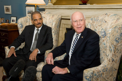 Leahy and Holder met in Leahy's Washington office for a private meeting on December 8.
