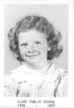 First grade class picture in Clare, Michigan