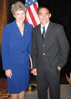 picture of Rep. Wilson with Sean Chester