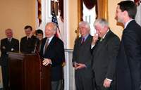 Senator Lieberman joins the members of the Connecticut Congressional Delegation in welcoming Congressman-elect Jim Himes to Washington.