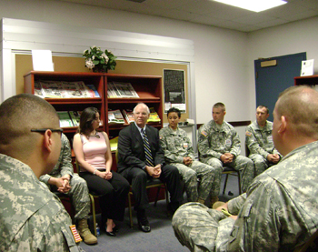Cardin Visits Wounded Soldiers at Ft. Meade