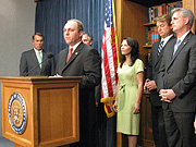 Congressman Scalise discusses a comprehensive energy policy at a press conference in the U.S. Capitol. (7/22/08).