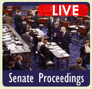 Senate Proceedings  [This link will open a NEW WINDOW]