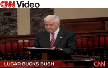 Senator Lugar on CNN re: Iraq