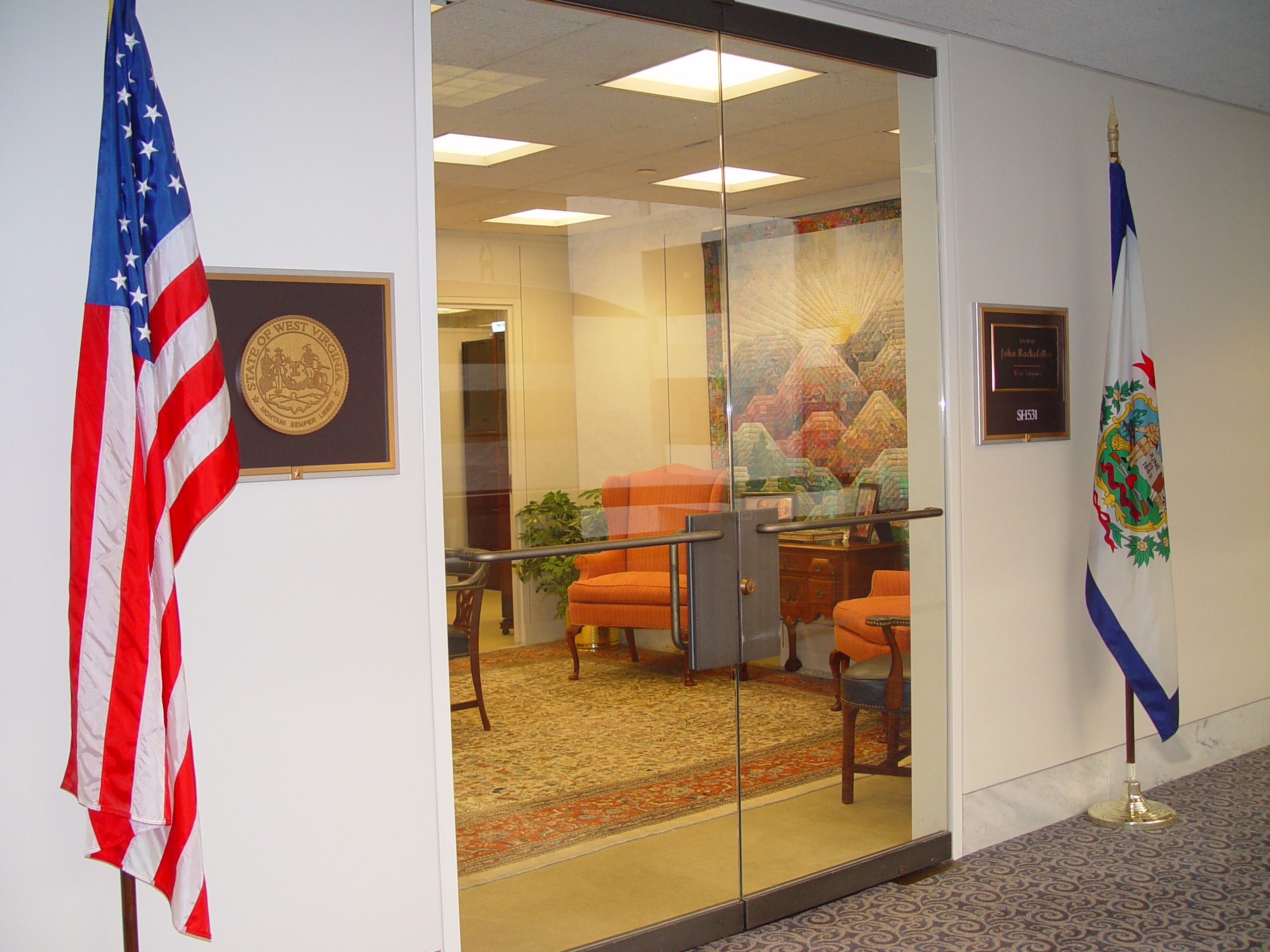 Photo of Senator Rockefeller's Hart Senate Office