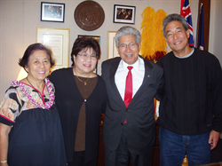 The Akakas with Christine and Herb Imamura from Aiea