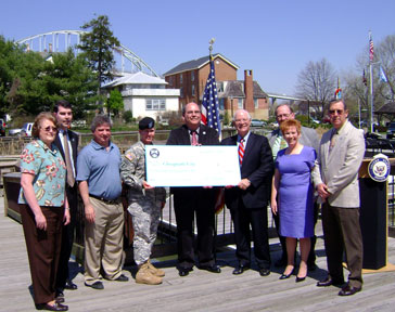 Cardin Presents $510,000 check to Chesapeake City