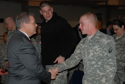 Visit with members of NJ National Guard