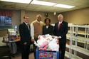 Rep. Hoyer, Del Justin Ross, Rev. Dr. James Jordan & Lisa Butler McDougal (ED of SEED, Inc.) 