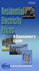Residential Electricity Prices brochure cover