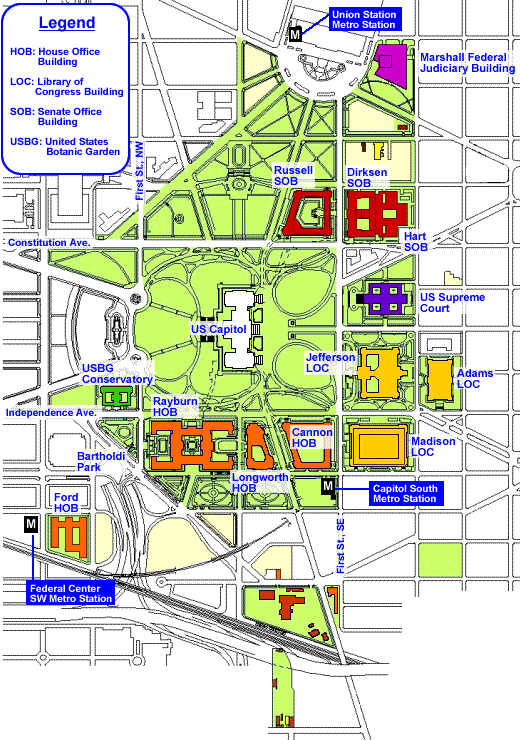 Capitol Complex Map