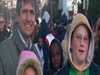 Congressman Sestak at the annual holiday parade in Upper Darby.