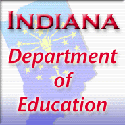 The Indiana Department of Education logo.