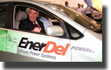 Senator Lugar visits EnerDel.